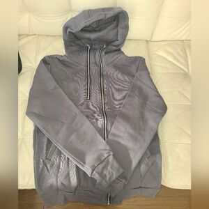 Gray Zip up hoodie